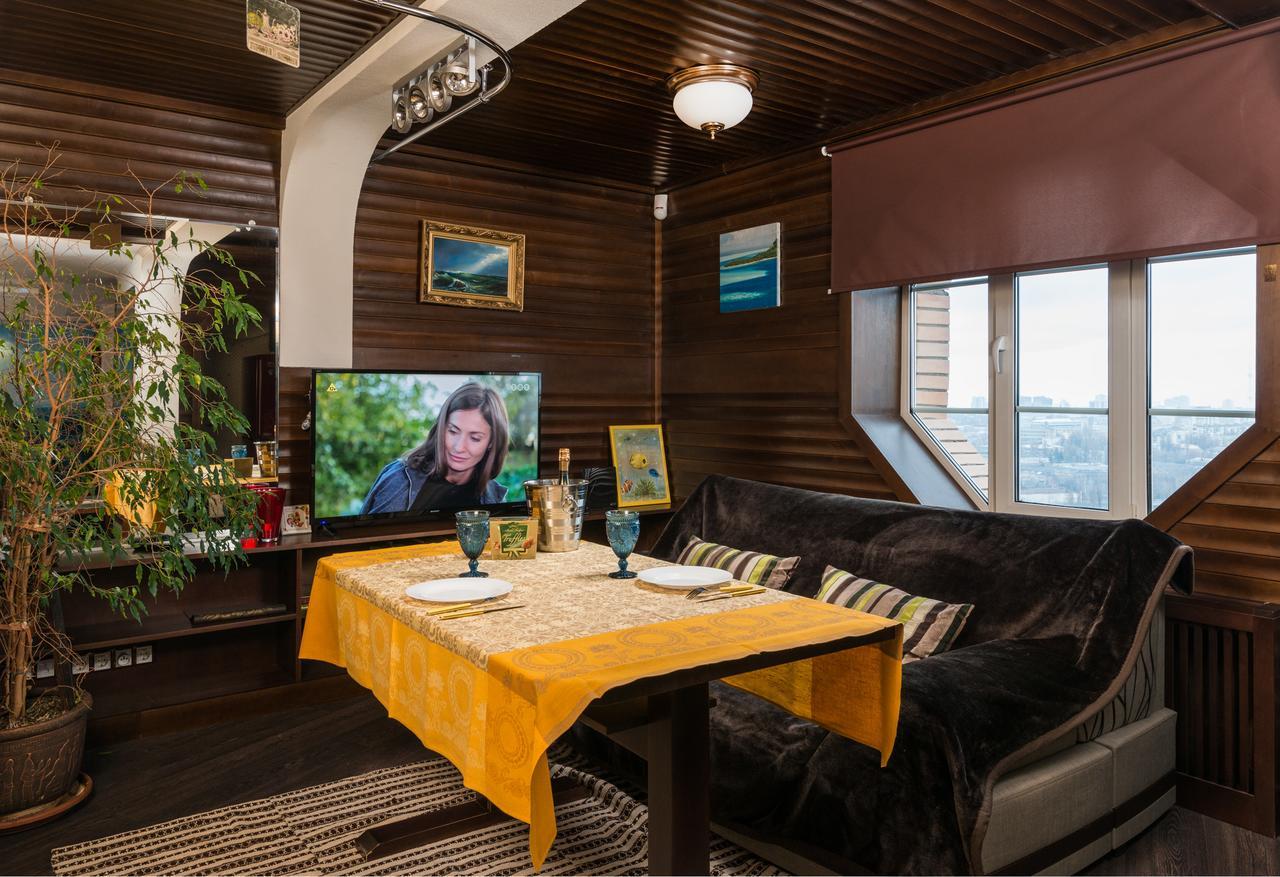 The Sky Loft Apartman Kijev Kültér fotó